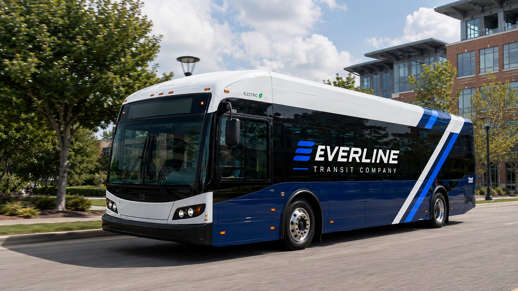 Everline electric transit bus